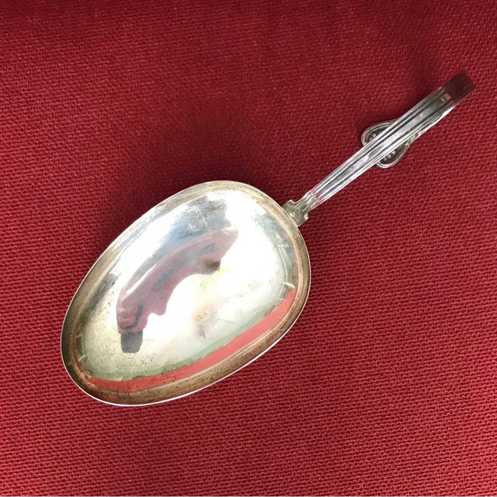 Z Gallerie Silver Appetizer Spoon